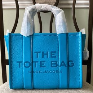 Marc Jacobs Leather Mini Tote Bag in Barrier Reef